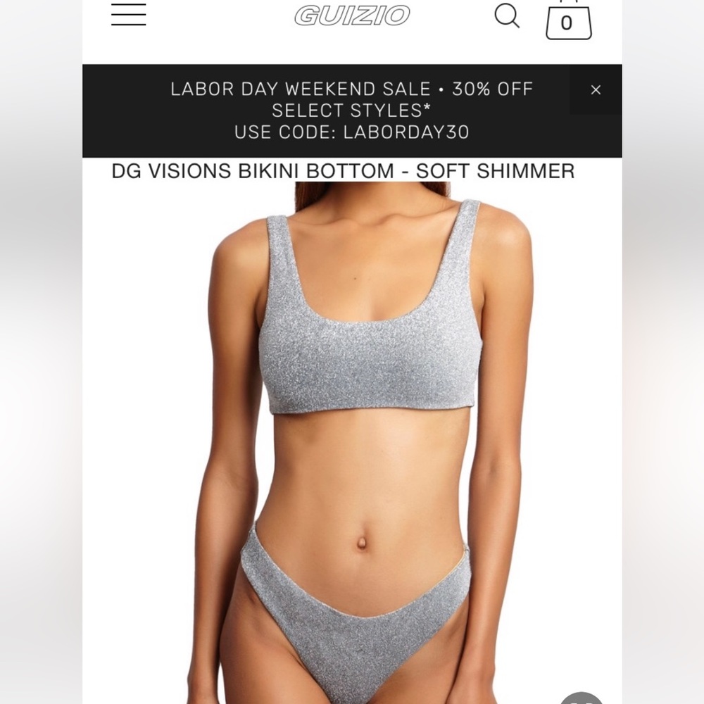Glittery Swim Bottoms